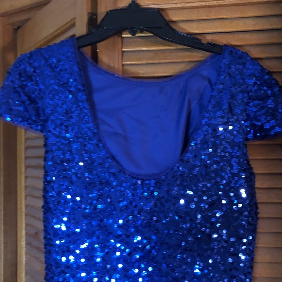 Handmade sequin prom gown - Picture 2 of 2